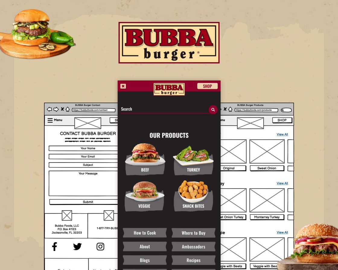 Bubba Burger Web Design and Development