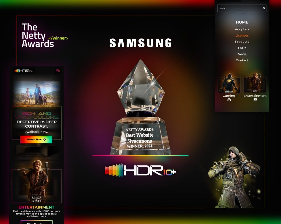 Samsung HDR10+ Web Experience